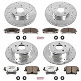 Power Stop® (05-23) Mopar V6 Z26 Street Warrior Brake Kit (1-Piston Front Calipers)