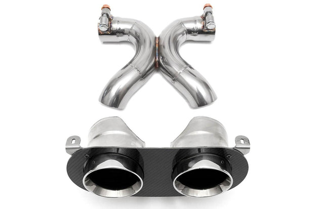 FabSpeed® (10-15) Ferrari 458 Italia Challenge Style Dual Exhaust Tips 