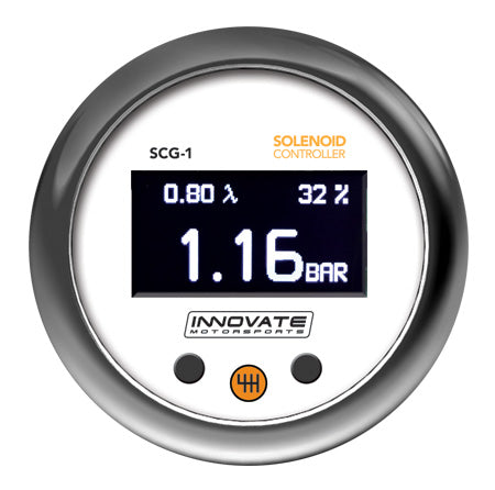 Innovate Motorsports® SCG-1: Solenoid Boost Controller & Wideband O2 Gauge - 10 Second Racing