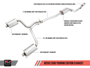 Awe Tuning® (15-18) C200/C300 304SS Touring Edition Cat-Back System