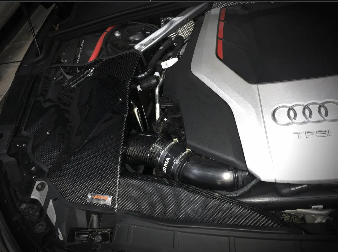 ArmaSpeed® (17-21) Audi S4/RS4/S5/RS5 Carbon Fiber Air Intake System
