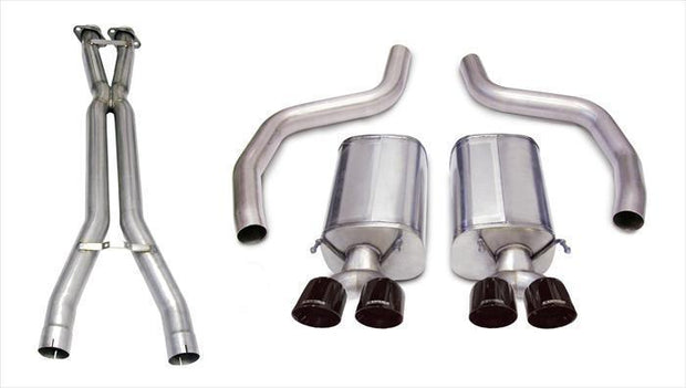 Corsa® (06-13) Corvette Z06/ZR1 304SS Sport 3" Cat-Back System with 4" OD Tips - 10 Second Racing