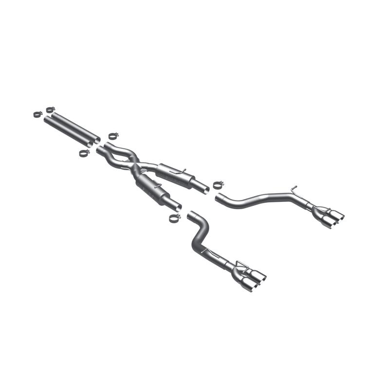 Magnaflow® (08-14) Challenger SRT8 409SS Cat-Back Exhaust System with Quad Rear Exit - 10 Second Racing