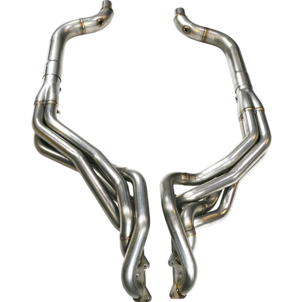 Texas Speed® (15-23) Mustang GT 1-7/8" x 3" 304SS Long Tube Headers with Catless Mid-Pipes