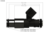 Injector Dynamics® (05-10) Mopar SRT-8 Fuel Injector Set 