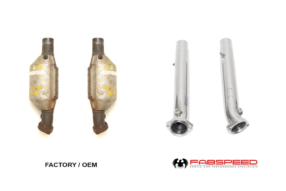 FabSpeed® (89-95) Ferrari 348 Cat Bypass Pipes 