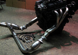 RIPP® (07-11) Wrangler JK 304SS 1-3/8" x 3" Long Tube Headers with Catted Mid-Pipes