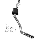 Flowmaster® (99-07) Silverado/Sierra Aluminized Force II Cat-Back System (Standard Cab-133" WB)