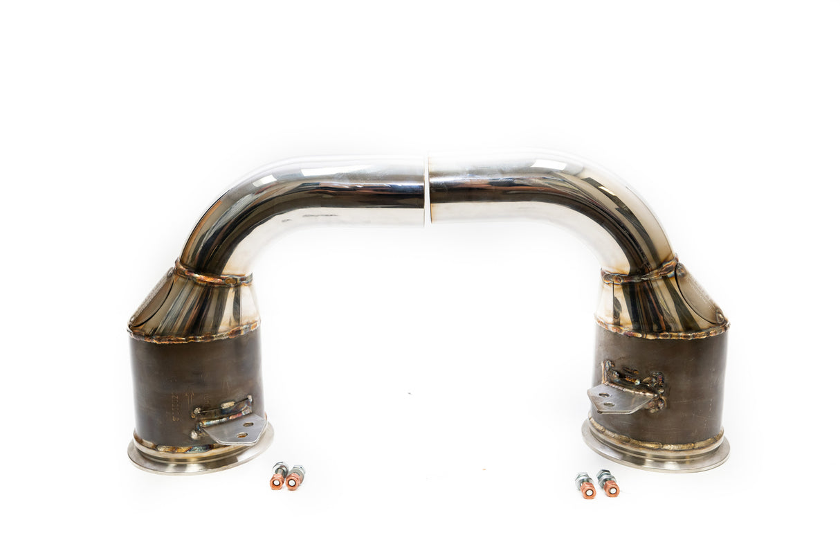 FabSpeed® Porsche 992 Carrera Sport Catalytic Converters (2020+) 