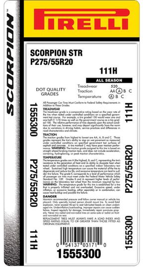 Pirelli® SCORPION™ STR 1555300