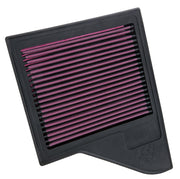 K&N® 33-2431 - 33 Series Panel Red Air Filter (12.25" L x 9.625" W x 1.25" H) 