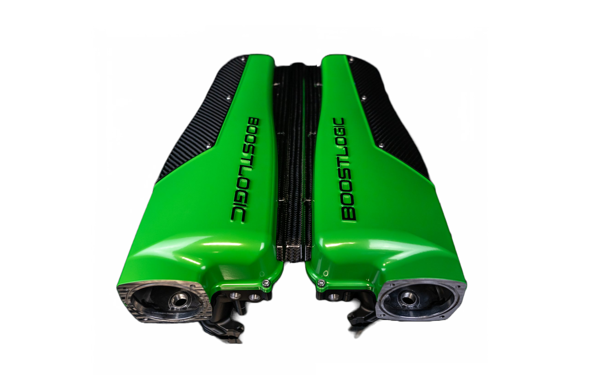 Boost Logic® (14-23) Audi R8/Lambo Huracán Billet & Carbon Fiber Intake Manifold