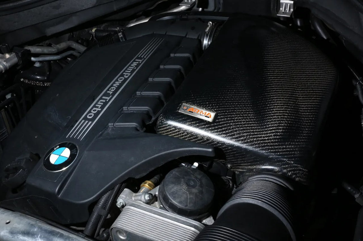 ArmaSpeed® (08-19) BMW X5/X6 xDrive35/sDrive35i Carbon Fiber Air Intake System