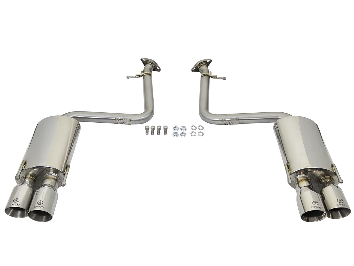 Takeda® (15-23) Lexus RC200t/RC300/RC350 2" 304SS Axle-Back Exhaust