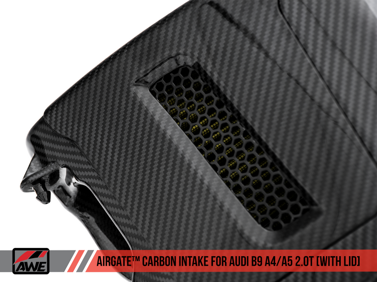 Awe Tuning® (17-23) Audi A4/A5 AirGate™ Carbon Fiber Air Intake System