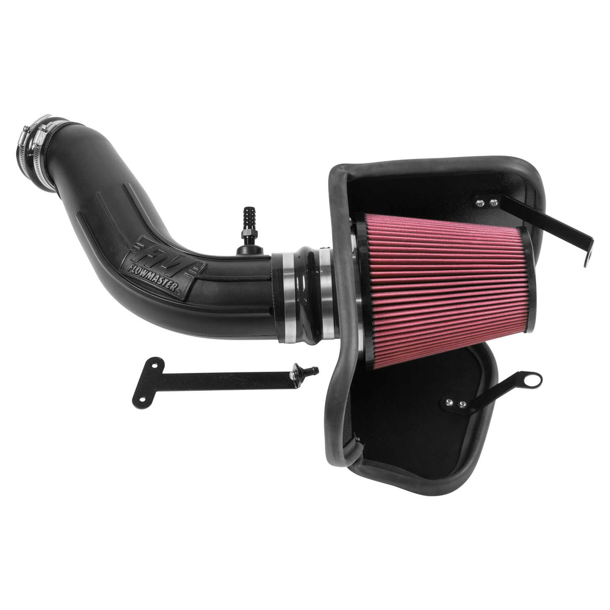Flowmaster® 615179 - (16-20) Cherokee V6 Delta Force® Cold Air Intake System with Oiled Red Filter 
