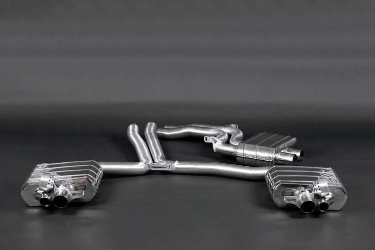Capristo® (10-15) Audi RS5 ECE Valved Exhaust with Middle Silencer Pipes