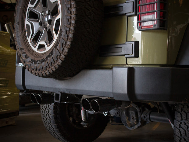 aFe® (07-18) Wrangler JK Rebel Series 2.5" 409SS Axle-Back System