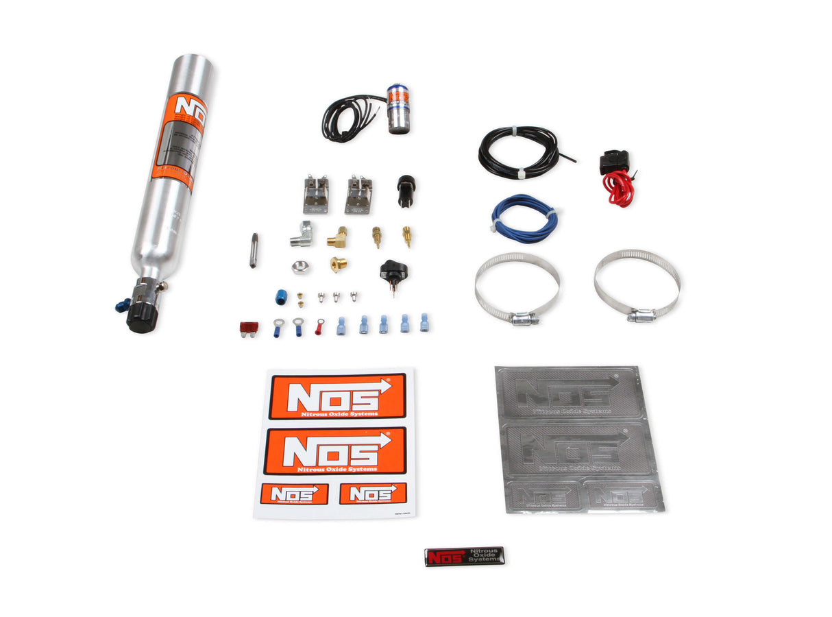 NOS® Sneeky Pete Hidden Nitrous System Complete Kit w/10 oz Bottle for Carbureted Applications Only - 10 Second Racing