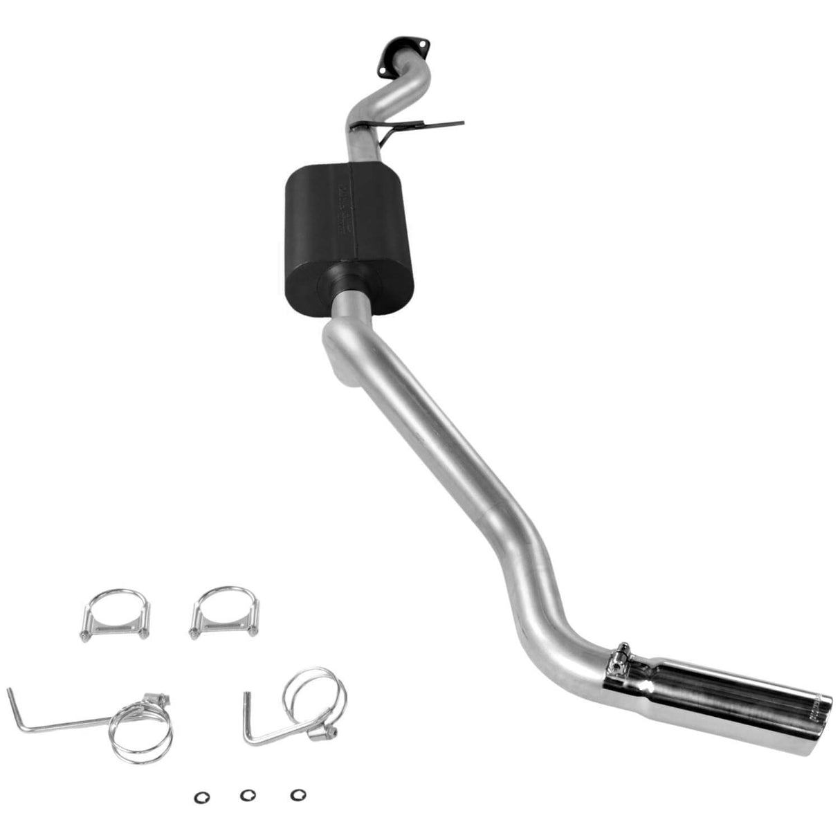 Flowmaster® (99-07) Silverado/Sierra Aluminized Force II Cat-Back System (Standard Cab-119" WB)