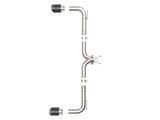 Takeda® (14-18) Mazda 3 Hatchback/Sedan 2.5" 304SS Axle-Back System