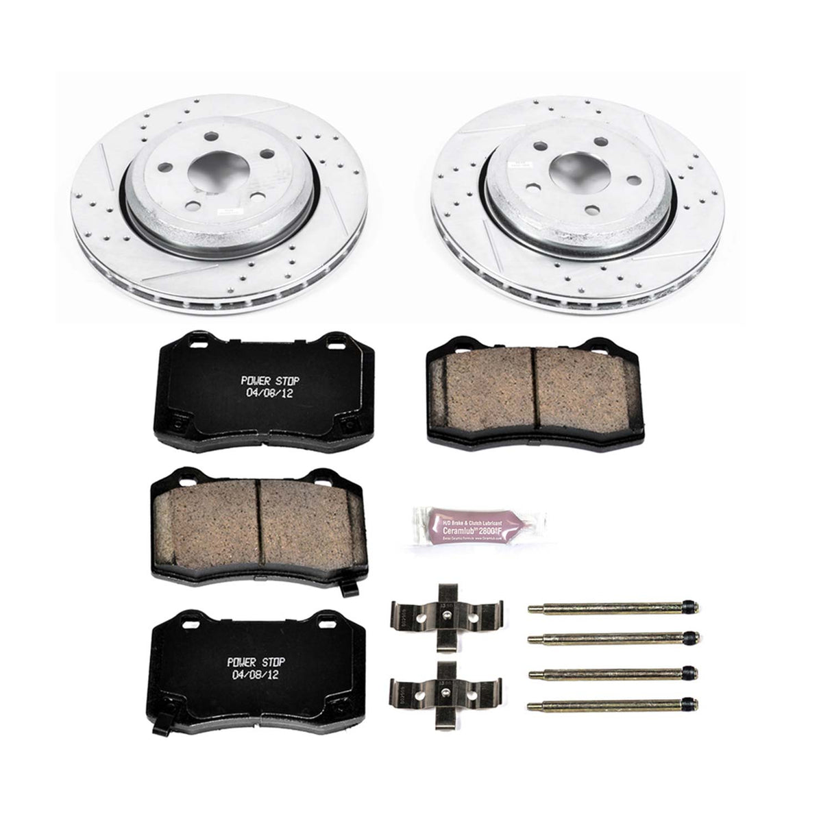 Power Stop® Durango/Grand Cherokee SRT 1-Click Z23 Evolution Sport Drilled/Slotted Brake Kit