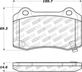 Stoptech® (05-23) Mopar Sport Performance Brake Pads