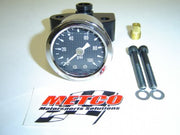 Metco MotorSports® (05-14) Mustang Fuel Rail Adapter with Pressure Gauge - 10 Second Racing