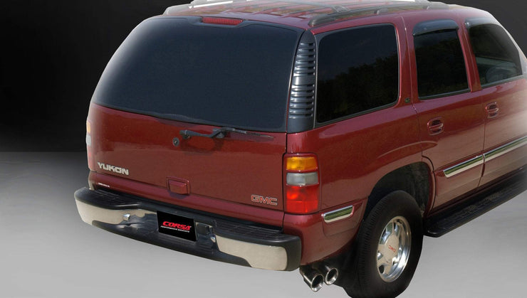 Corsa® (02-06) Tahoe/Yukon 304SS Sport 3" Cat-Back System with Twin 4" OD Tips