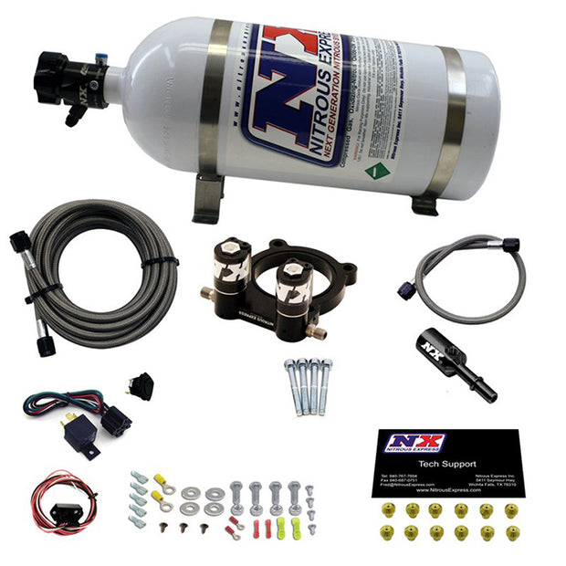 Nitrous Express® (15-21) Mustang EcoBoost Wet Plate Nitrous Oxide System - 10 Second Racing