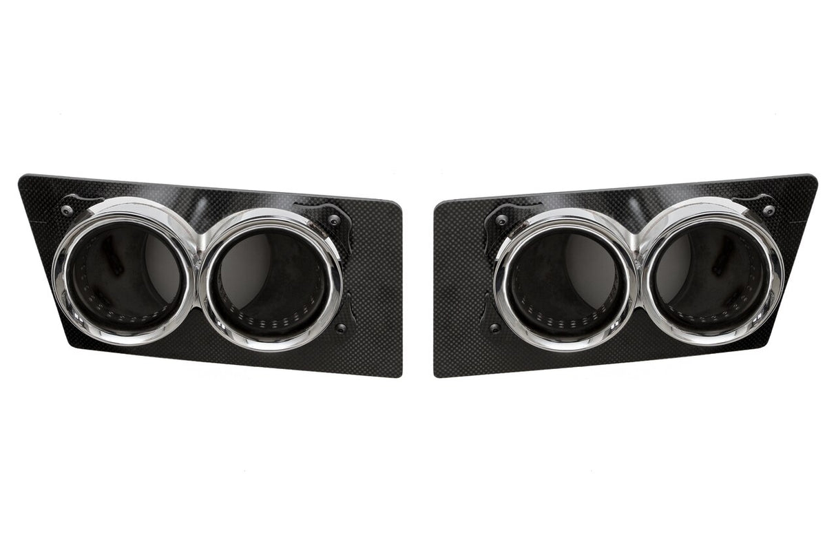 FabSpeed® (04-08) Lamborghini Gallardo Deluxe Quad Style Tips 