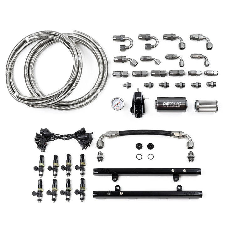 DeatschWerks® (11-20) Coyote 5.0L Fuel Rail Kit W/ Injectors/Plumbing Kit 
