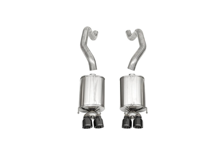 Corsa® (05-08) Corvette C6 304SS Sport 2.5" Axle-Back System with 3.5" OD Tips - 10 Second Racing