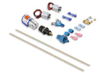 NOS® Ntimidator™ Illuminated Dual BLUE LED Nitrous Purge Kit Nitrous Kit w/-4AN Feed Line - 10 Second Racing