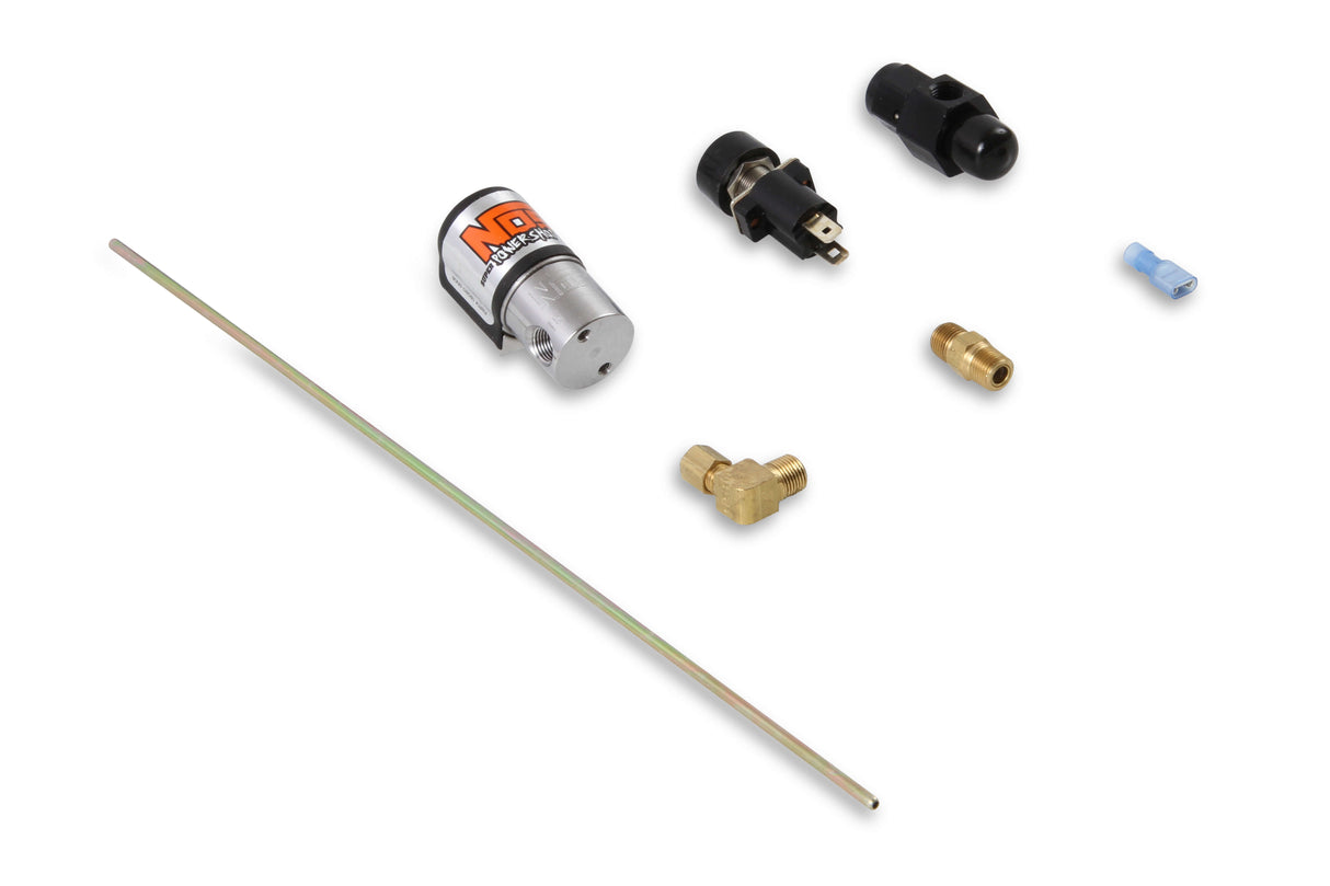NOS® Nitrous Bottle Purge Valve for -6AN Line - Black - 10 Second Racing