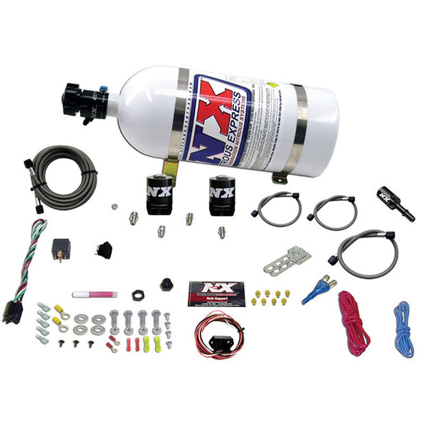 Nitrous Express® GEN III HEMI Single Nozzle Fly-By-Wire Nitrous Oxide System - 10 Second Racing