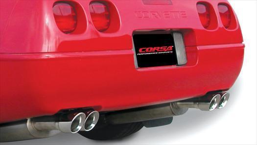 Corsa® (90-95) Corvette ZR1 304SS Sport 2.5" Cat-Back System with 3.5" OD Tips - 10 Second Racing