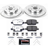 Power Stop® (16-23) Camaro LT 1-Click Street Warrior Z26 Drilled/Slotted Brake Kit