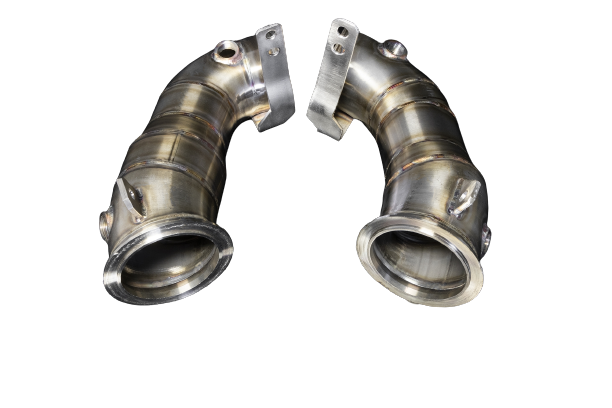 Boost Logic® (19-24) BMW M8 304SS 3" Catless Primary Down Pipes