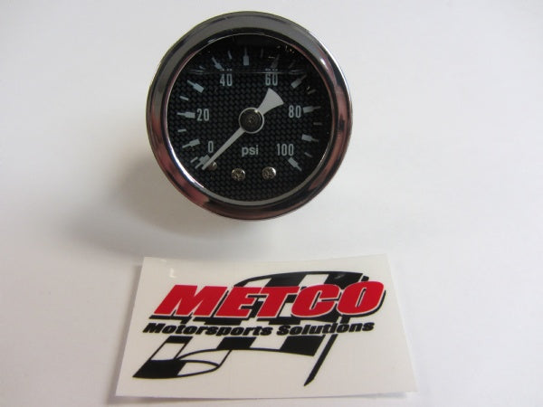 Metco MotorSports® Temporary Mount Test & Tune Fuel Pressure Gauge Kit - 10 Second Racing
