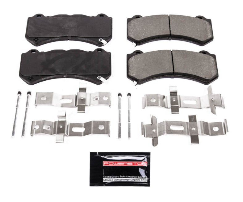 Power Stop® (16-24) Camaro SS Z23 Evolution Sport Performance Carbon-Fiber Ceramic Brake Pads