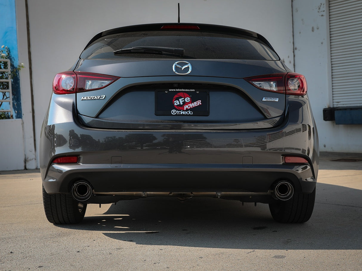 Takeda® (14-18) Mazda 3 Hatchback 304SS 2.5"Cat-Back System