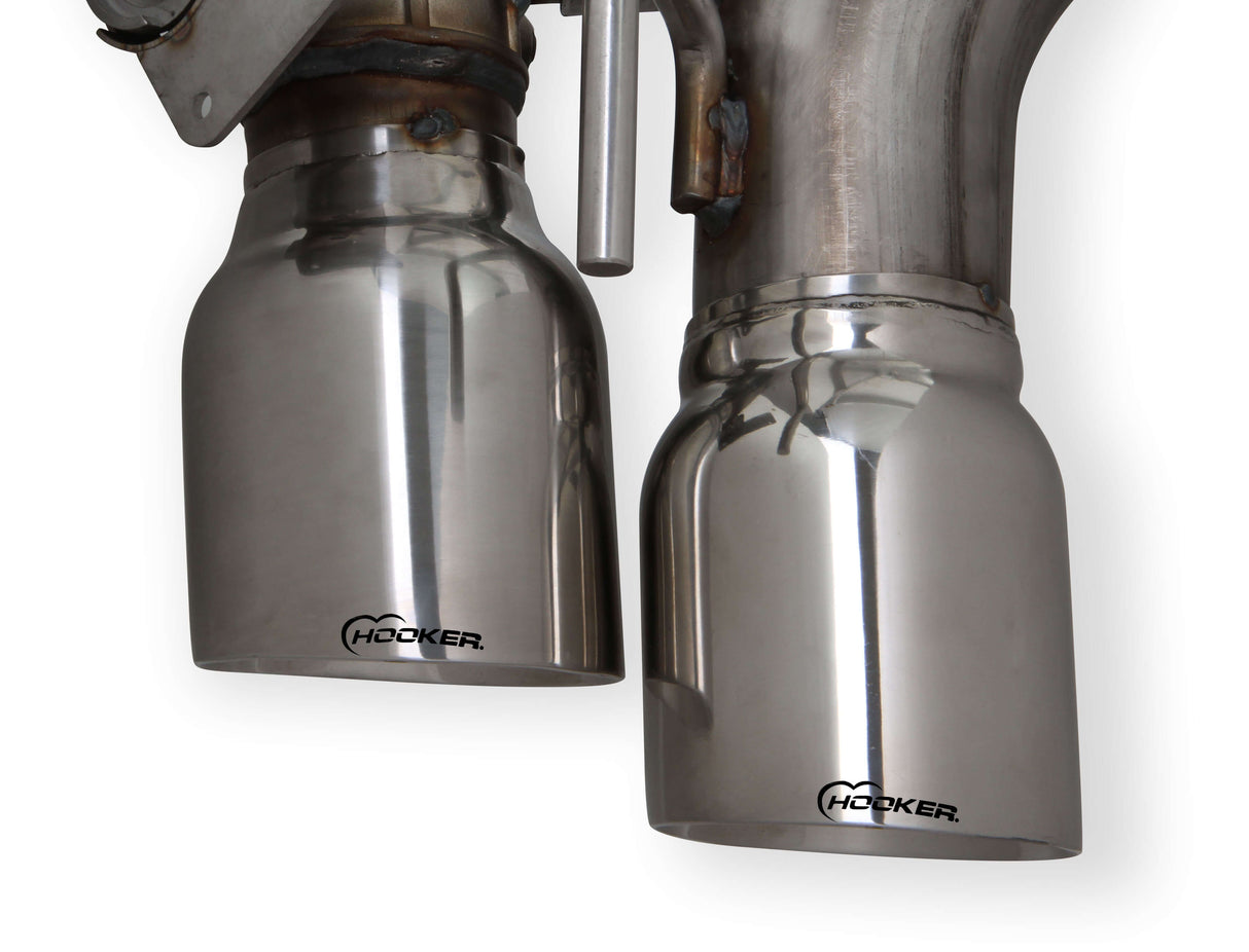 Hooker® (16-21) Camaro SS 304SS Cat-Back Single Transverse System (Auto Trans w/ Hooker LTH) - 10 Second Racing
