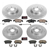 Power Stop® (09-16) Audi S4 1-Click Z23 Evolution Sport Drilled/Slotted Brake Kit