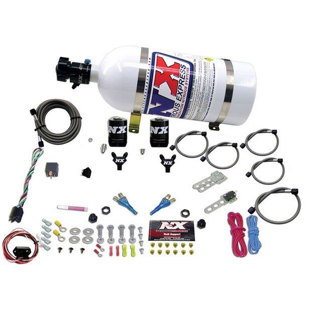 Nitrous Express® (07-21) 370Z/GT-R Dual Nozzle Nitrous Oxide System (35-150Hp) - 10 Second Racing