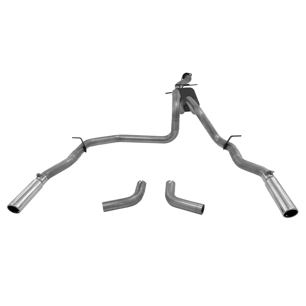 Flowmaster® (99-07) Silverado/Sierra Aluminized American Thunder Cat-Back System (Standard Cab-119" WB)