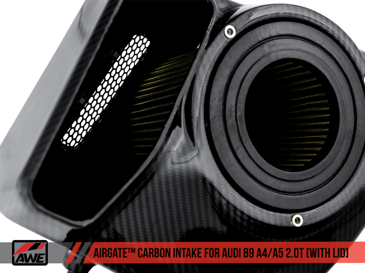 Awe Tuning® (17-23) Audi A4/A5 AirGate™ Carbon Fiber Air Intake System