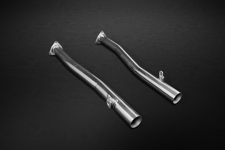 Capristo® 2011 Bentley Continental W12 Supersport/GTC/GTSpeed Middle Silencer / Secondary Cat Replacement Pipes
