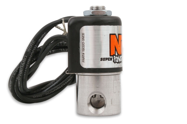 NOS® Nitrous Bottle Purge Valve for -4AN Line - Black - 10 Second Racing