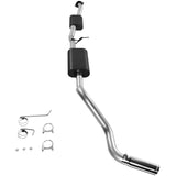 Flowmaster® (99-07) Silverado/Sierra Aluminized Force II Cat-Back System (Ext Cab-143.5" WB)